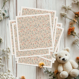 Whimsical Boho Garden Party Baby in Bloom Shower Servet