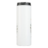 Whimsical Boho Giraffe Family Thermosbeker (Achterkant)