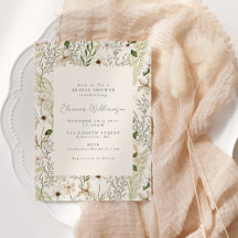 Whimsical Boho Greenery Foliage Vrijgezellenfeest