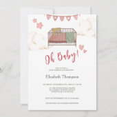 Whimsical Boho kwekerij Bassinet Dreams Kaart (Voorkant)