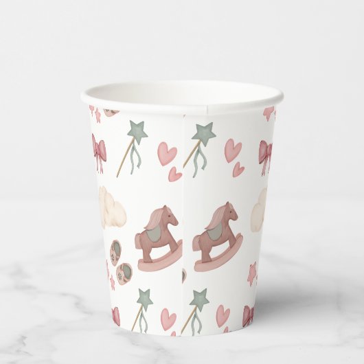 Whimsical Boho kwekerij Bassinet Dreams Paard Papieren Bekers (Rechts)