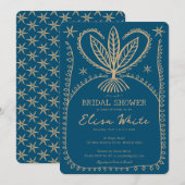 Whimsical Boho Lijst Elegant Vrijgezellenfeest CUS Kaart (Voorkant / Achterkant)