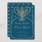 Whimsical Boho Lijst Elegante Bruidsdouche CUSTOM Kaart (Voorkant / Achterkant)