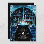 Whimsical Boho Magic Scientist Verjaardag Kaart (Voorkant / Achterkant)