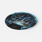 Whimsical Boho Magic Scientist Verjaardag Papieren Bordje (Gekanteld)