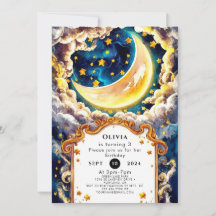 Whimsical Boho Moon Verjaardag