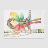 Whimsical Boho Red Haired Fairy DH1RF Decoupage Tissuepapier (Voorkant)
