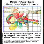Whimsical Boho Rode Harige Fee DH1LF Decoupage Tissuepapier