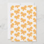 Whimsical Boho Schattige Vlinder Retro 1e Verjaard Kaart (Achterkant)