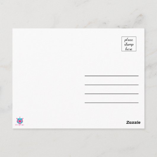 Whimsical boho WILD ONE Girl Kleurrijke Verjaardag Briefkaart (Achterkant)