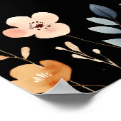 Whimsical Boho Wildflower DIY Wedding Welcome Sign Poster (Hoek)