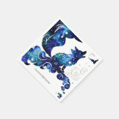 Whimsical Boho Wolf Verjaardag Servet (Hoek)