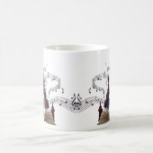 Whimsical Book Page Art Drinkware Koffiemok (Center)