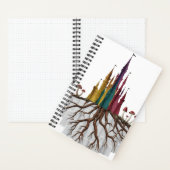 Whimsical Book Page Art Journal Notitieboek (Binnen)