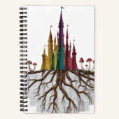 Whimsical Book Page Art Journal Notitieboek (Voorkant)