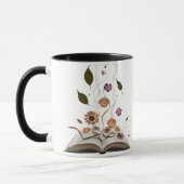 Whimsical Bookish Combo Mug – Aesthetic Kitten Mok (Links)