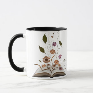 Whimsical Bookish Combo Mug – Aesthetic Kitten Mok