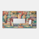 Whimsical Books Desk Pad (Keyboard & Muis)