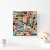 Whimsical Books Wandklok (Huis)