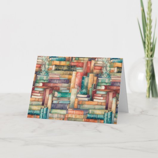 Whimsical Books Wenskaart Bedankkaart (Voorkant)