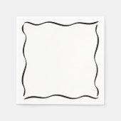 Whimsical Border Een beetje oudere verjaardag Servet (Voorkant)