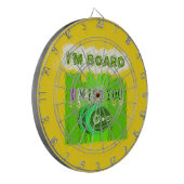 Whimsical Bored maar Thinking of You Dartbord (Voorkant Links)