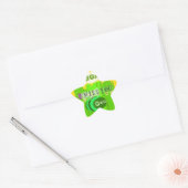 Whimsical Bored maar Thinking of You Ster Sticker (Envelop)