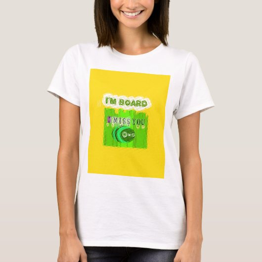 Whimsical Bored maar Thinking of You T-shirt (Voorkant)