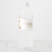 Whimsical Bos Begroeting Waterfles Etiket (Voorkant)