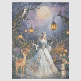Whimsical Bosdieren & Fee Decoupage Papier
