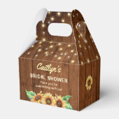 Whimsical Bossen Fireflies Zonnebloem Vrijgezellen Bedankdoosjes (Achterkant)