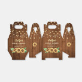 Whimsical Bossen Fireflies Zonnebloem Vrijgezellen Bedankdoosjes (Uitgevouwen)