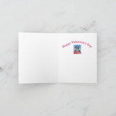 WHIMSICAL BOSTON TERRIER CUPID, CUTE DOG VALENTIJN FEESTDAGEN KAART (Binnen)