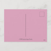 WHIMSICAL BOSTON TERRIER CUPID, CUTE DOG VALENTIJN FEESTDAGENKAART (Achterkant)