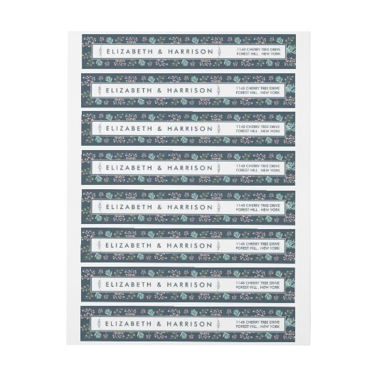 Whimsical Botanical Berry Wedding (Vel)