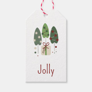 Whimsical Botanical Holiday - Ornamenten Gift Labe Cadeaulabel