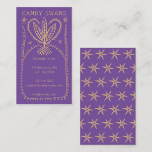 Whimsical Botanical Lijst Unique Boho Custom Visitekaartje