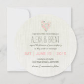 Whimsical Botanical Wedding Invitations Kaart (Voorkant)