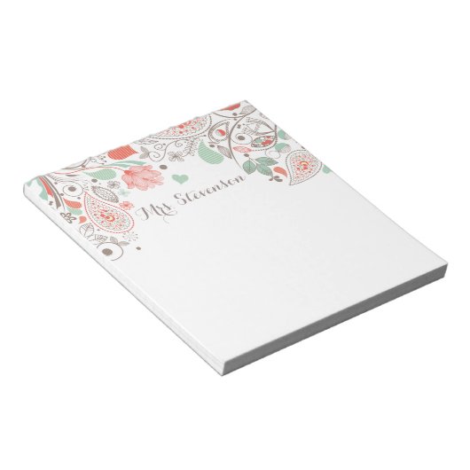 Whimsical Botanicals Notitieblok (Schuin)