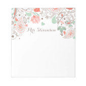 Whimsical Botanicals Notitieblok (Voorkant)