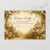 Whimsical Botanische Boho Luier Raffle Informatiekaartje (Voorkant)