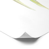 Whimsical botanische florale fantasie wezens water poster (Hoek)