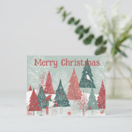 Whimsical Boughs Christmas Kaart - Eigenzinnige va