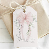 Whimsical Bow Gender neutral Baby Shower Thank you Cadeaulabel