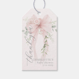 Whimsical Bow Gender neutral Baby Shower Thank you Cadeaulabel