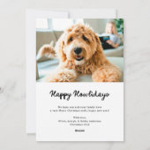 Whimsical Bows | Cute Happy Howlidays from the Dog Feestdagenkaart (Achterkant)