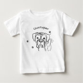 Whimsical Boxer: bewerkbare tekstregel (Voorkant)