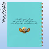Whimsical Boy Butterfly Insect Kind Cartoon Graphi Notitieboek
