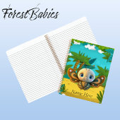 Whimsical Boy Butterfly Insect Kind Cartoon Graphi Notitieboek