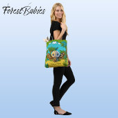 Whimsical Boy Butterfly Insect Kind Cartoon Graphi Tote Bag